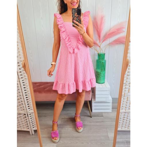 Vestido Vichy Rosa [2]
