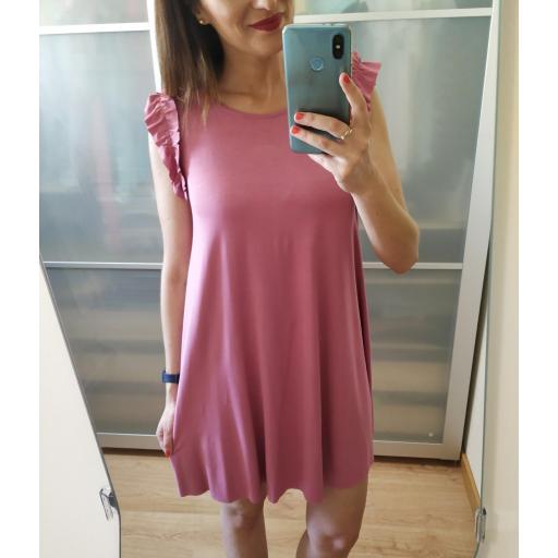 Vestido Volantes Rosa [1]