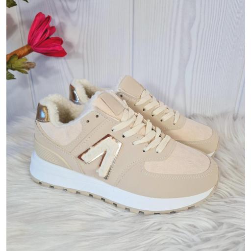 Zapatillas Beige Borreguito [3]