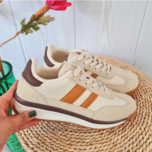 Zapatillas Estefi Beige [3]