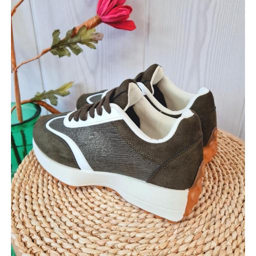Zapatillas Glitter Militar [1]