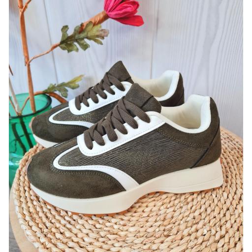 Zapatillas Glitter Militar [2]