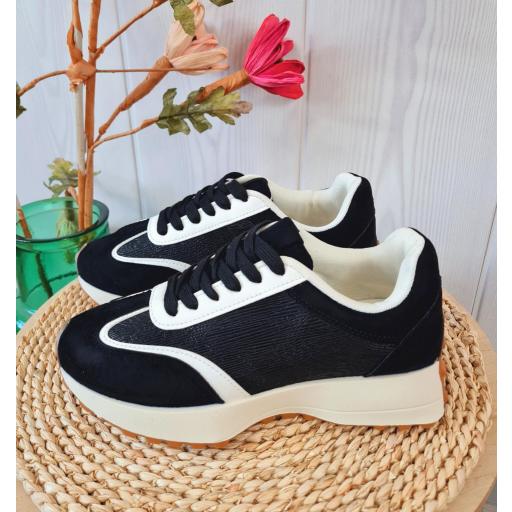 Zapatillas Glitter Negras [2]