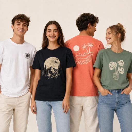 Samarreta personalitzada unisex de coll rodó i màniga curta