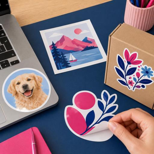 Adhesiu de PVC personalitzat 10 ×10 cm