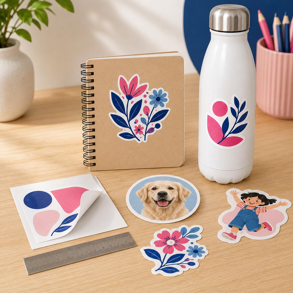 Adhesiu de PVC personalitzat 8 × 8 cm