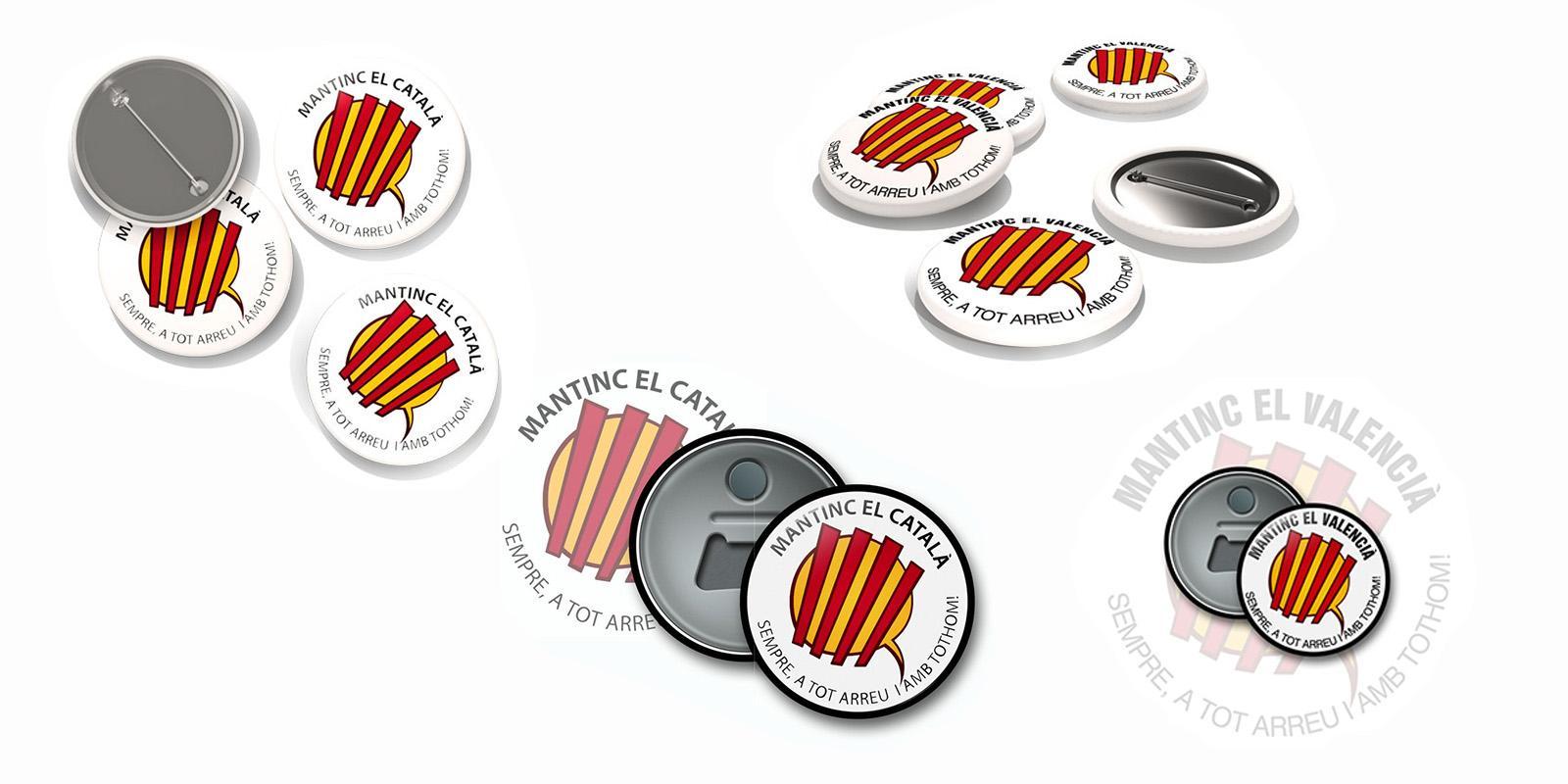 Xapes Mantinc el català i Mantinc el valencià