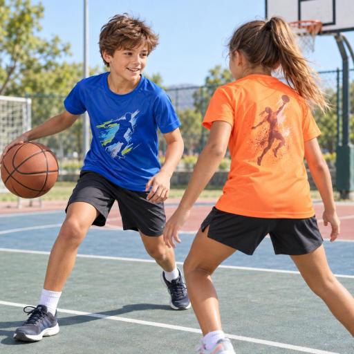 Samarreta tècnica infantil de màniga curta personalitzada SPORTKID