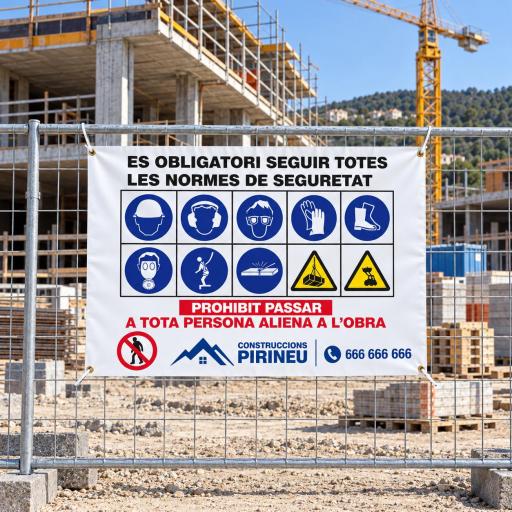 Normes de seguretat personalitzades 100 × 70 cm