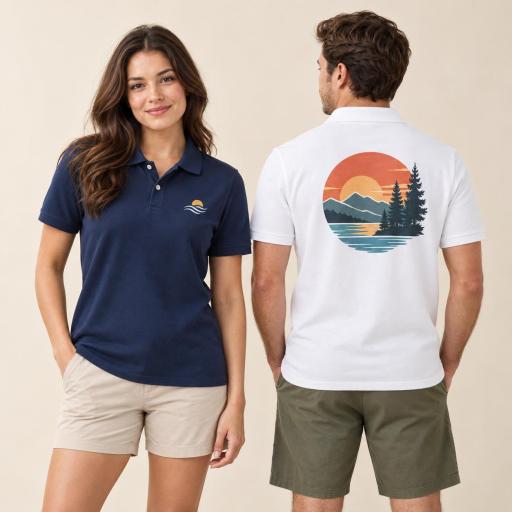 Polo de màniga curta personalitzat PORA 210