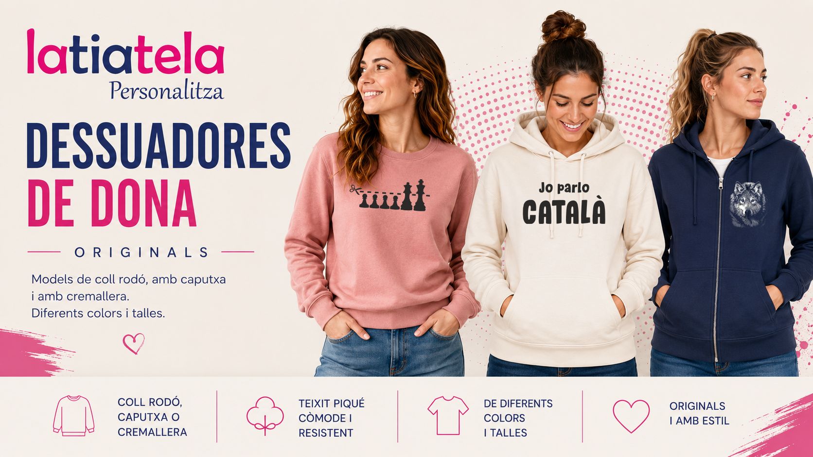 Dessuadores dona originals