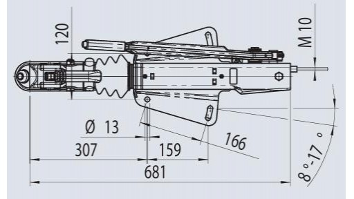 ENGANCHE ALKO V 2700 KG C/ESTABILIZADOR [1]