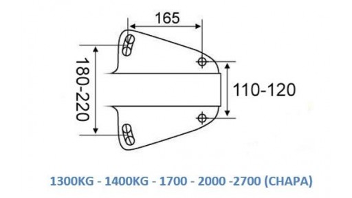ENGANCHE KNOTT EN V 2700 KG CABEZAL FUND. [1]