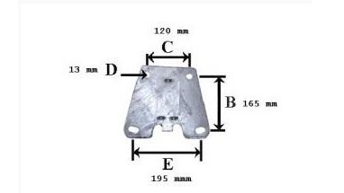 ENGANCHE KNOTT EN V 2000 KG CABEZAL FUNDICION [1]
