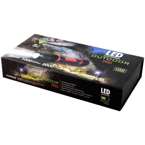 Linterna led recargable pro 20W  [1]