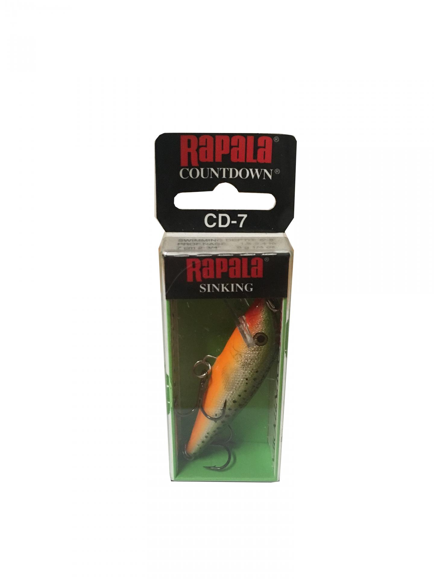 Rapala Countdown Sinking CD07 RFSM Redfin Spooted Minow