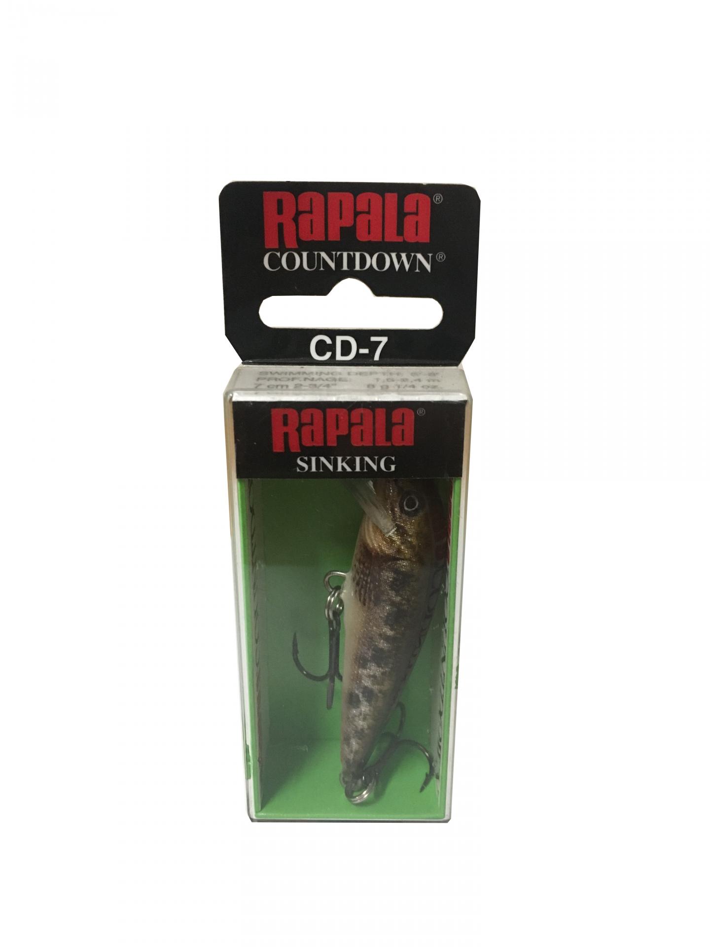 Rapala Countdown Sinking CD07 SCPL Live Seulpin 8 75 En Agropesca Rafa