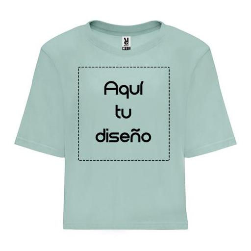 Camiseta Dominica azul lavado [0]