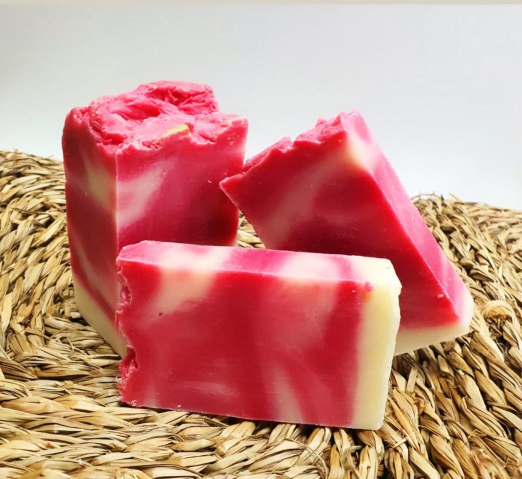 Jabón artesano rosa mosqueta  (2 piezas)