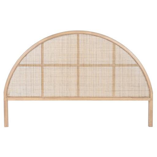 Cabecero cama rubberwood ratan  180 cm [0]