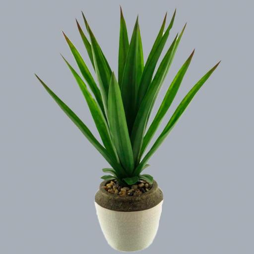 Planta artificial yucca con maceta 46 cm [0]