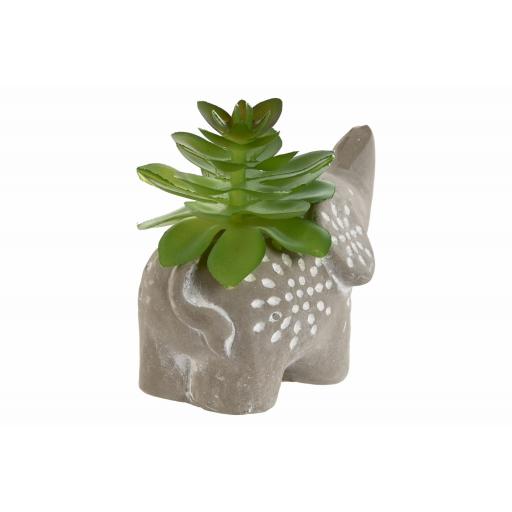 Set 3 figuras elefante con planta artificial [2]