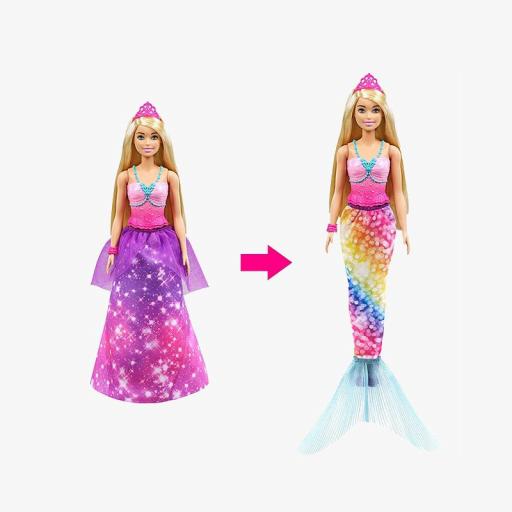 Barbie Muñeca 2 En 1 Princesa Sirena [2]