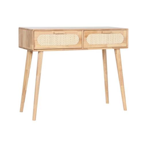 Consola rubberwood ratan [1]