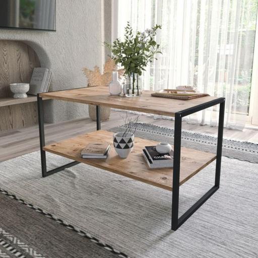 Mesa  centro sheesham 