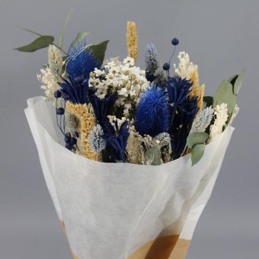 Ramo flores secas blue