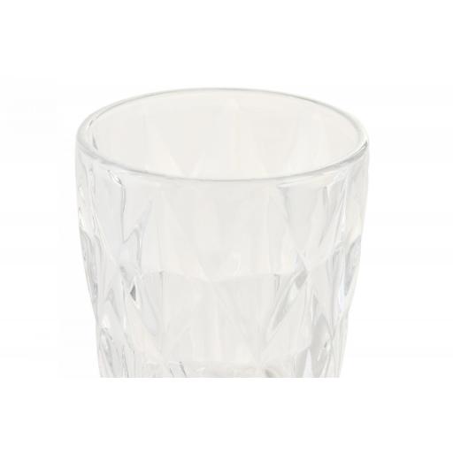 Set 6 vasos cristal  con relieve 240 ml [1]
