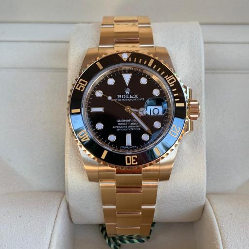 Rolex Submariner Date oro amarillo ceramica negra ref 116618LN Nuevo a estrenar. [0]