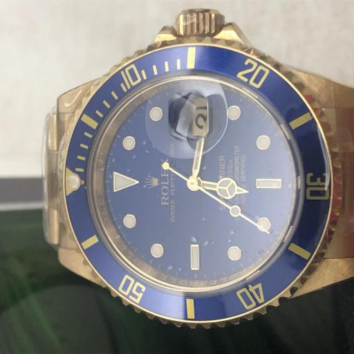 Rolex Submariner date oro amarillo ref: 16618  dial azul 1999 excelente estado. [1]