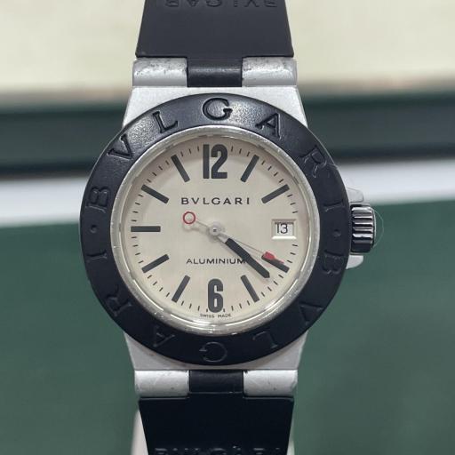 Bvlgari Bulgari Aluminio AL29TA Reloj de cuarzo para mujer con fecha de 29 mm. [0]