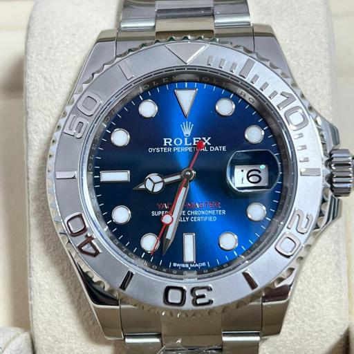 rolex yacht master 40 blue discontinued