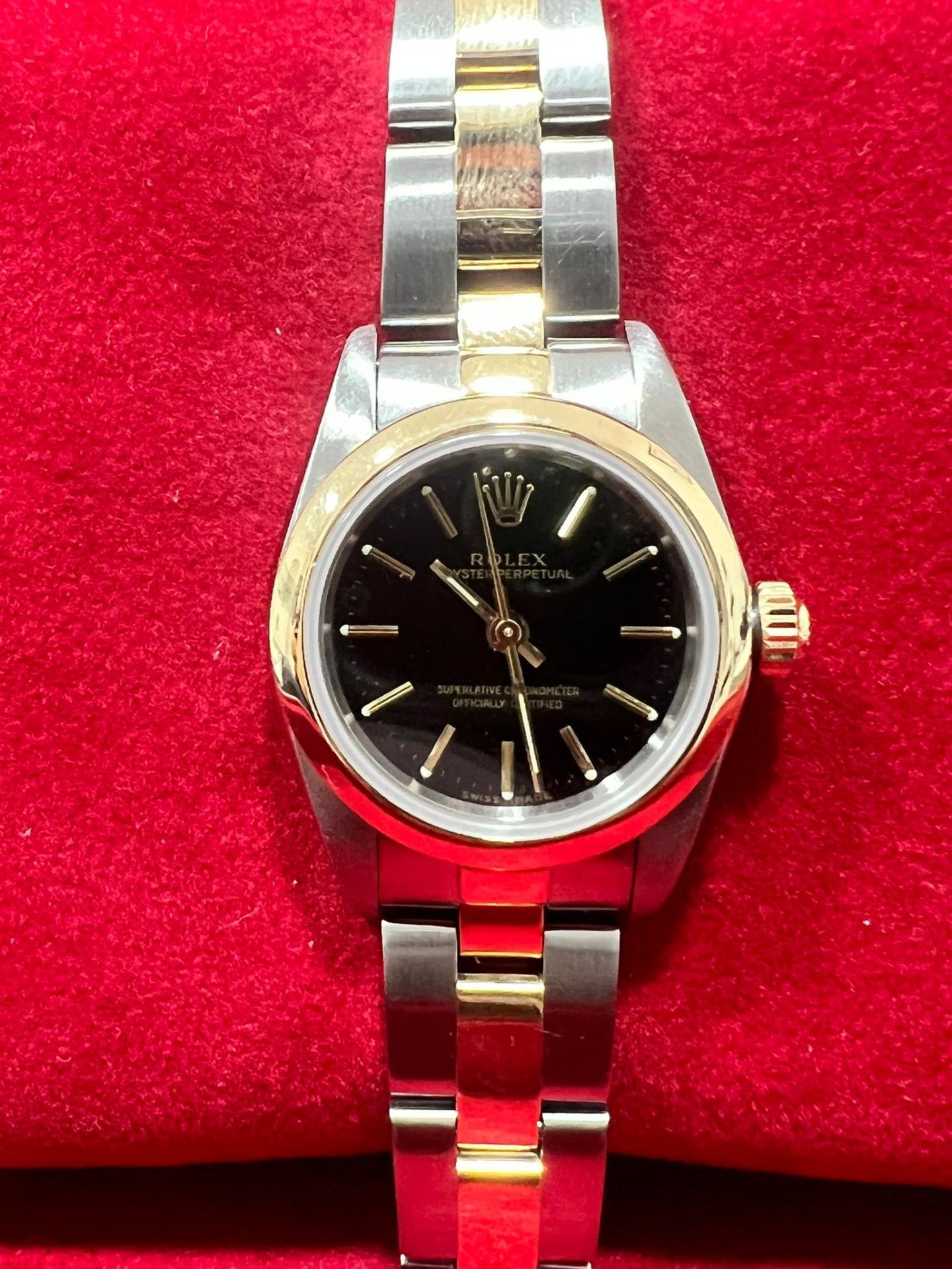 Rolex Oyster Perpetual Lady 76183 Box and Papers 2003
