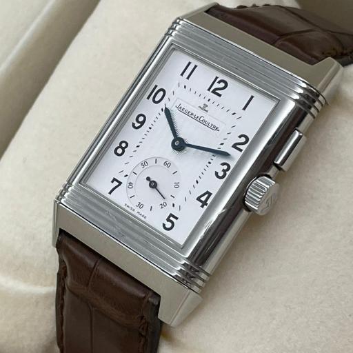 Jaeger-LeCoultre Reverso Duoface  Night & Day  Dual Time Mens Watch ref. 272.8.54 with box [2]