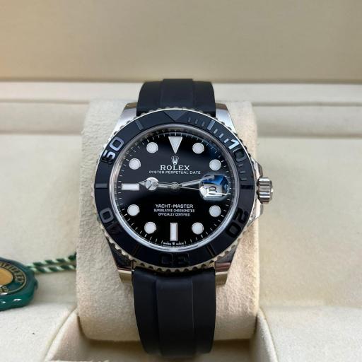 Rolex Yacht-Master 42mm ref.226659 18k White Gold Oysterflex Rubber full set from 2019