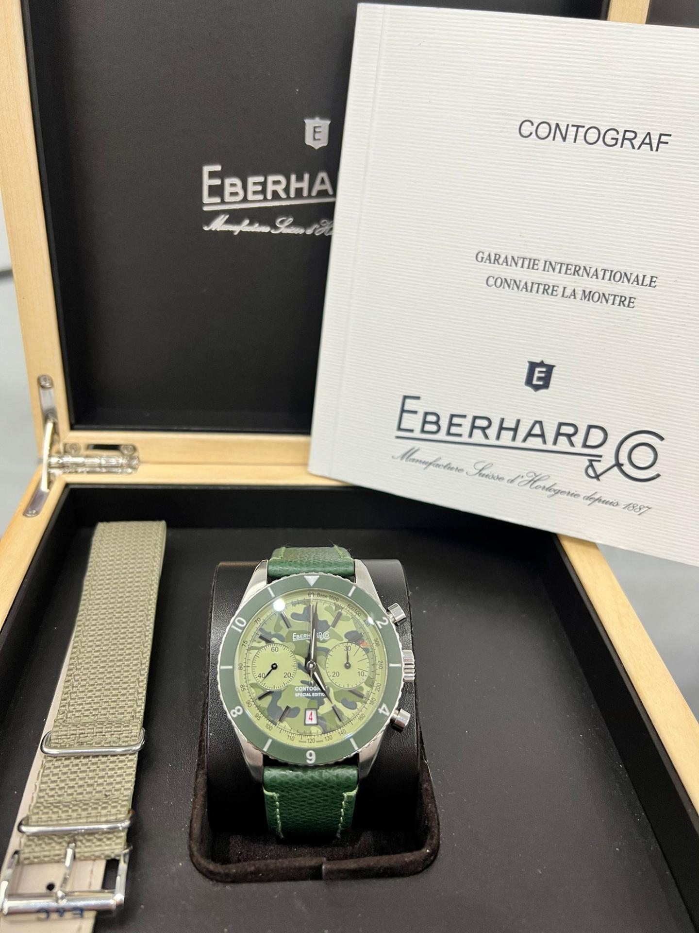 Eberhard & Co. Contograf 31069 C CP Camouflage Special Edition New 99 piezas new full set 