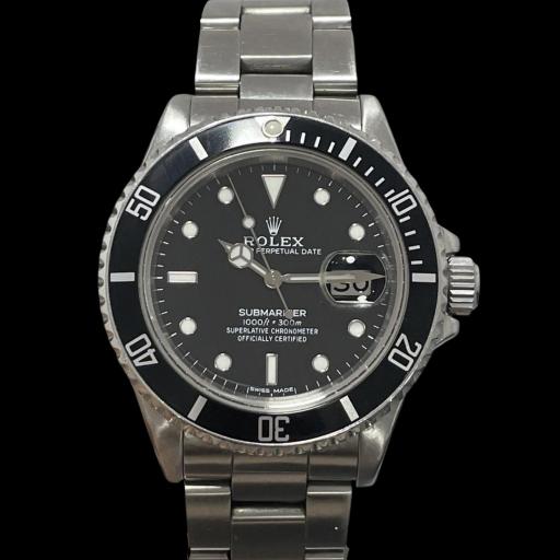 Rolex Submariner date vintage ref.16800, service dial, good conditions  [0]