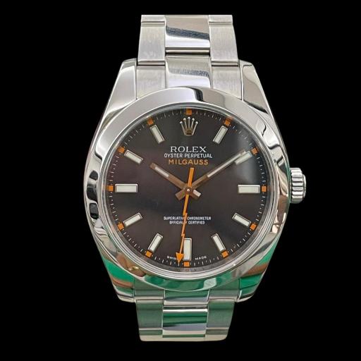 Rolex Milgauss 116400 black dial used like new from 2009