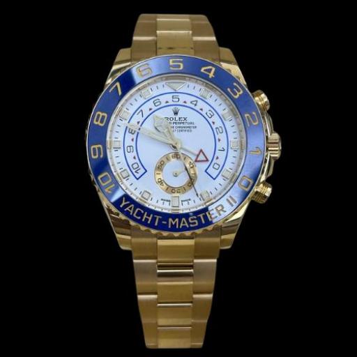 Rolex YachtMaster II from 2021 Yellow Gold - Like New - Full set