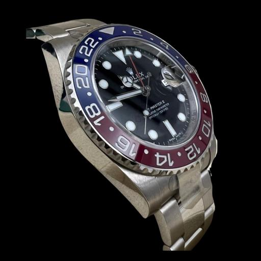 Rolex GMT-Master ll white gold Ref .116719BLRO from 2018 discontinued, new conditions  some stickers full set  [2]