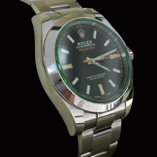 Rolex Milgauss 2021 116400GV Acero Dial Negro Cristal Verde  40mm Discontinuado. [1]