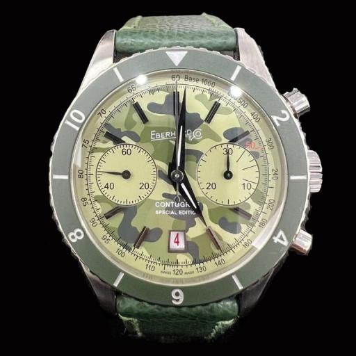 Eberhard & Co. Contograf 31069 C CP Camouflage Special Edition New 99 piezas new full set  [0]
