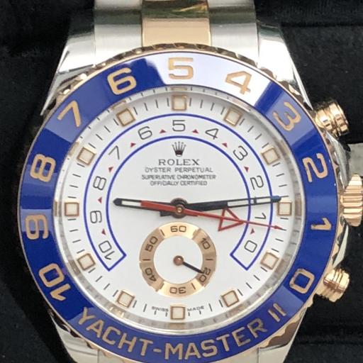 Rolex YACHT-MASTER II Acero 44 mm y oro rosa 18 quilates ref 116681 año 2013. [1]