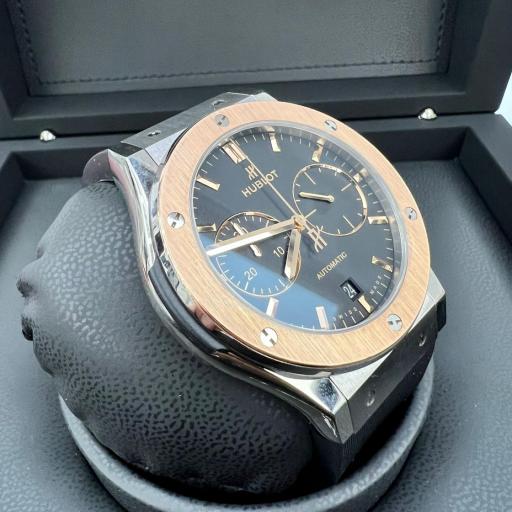 Hublot Classic Fusion Chronograph 45mm King Gold Steel Rose Gold 521.NO.1181.RX full set like new from 2021 [1]