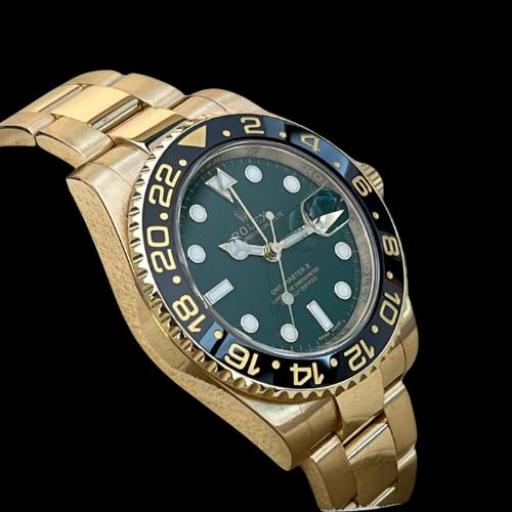 Rolex GMT - Ref: 116718LN - Green Dial - Yellow Gold - From 2017 - Full Set [1]