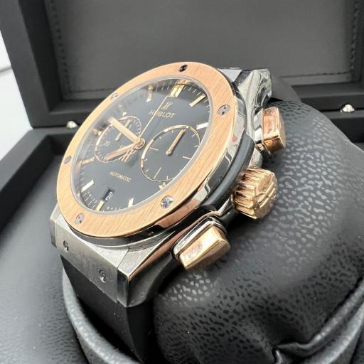 Hublot Classic Fusion Chronograph 45mm King Gold Steel Rose Gold 521.NO.1181.RX full set like new from 2021 [2]