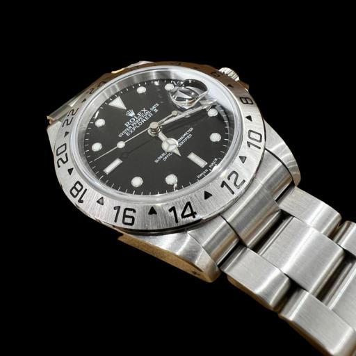 Rolex Explorer II Ref 16570 black dial - P series 40mm from 2000 with paper - never polished - like new - full set  [2]